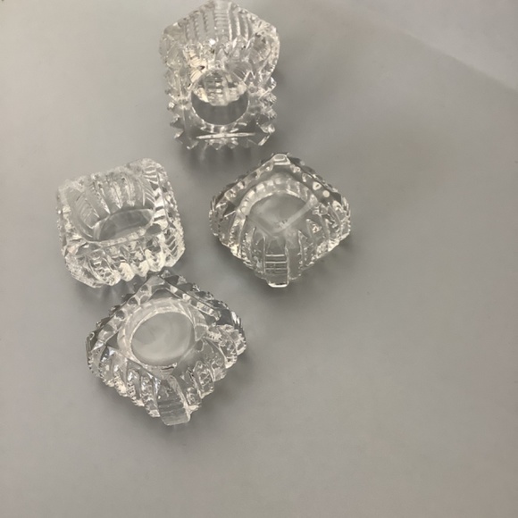 Salt Cellars Crystal Assorted Vintage Holiday Perfect Condition! - Picture 3 of 5